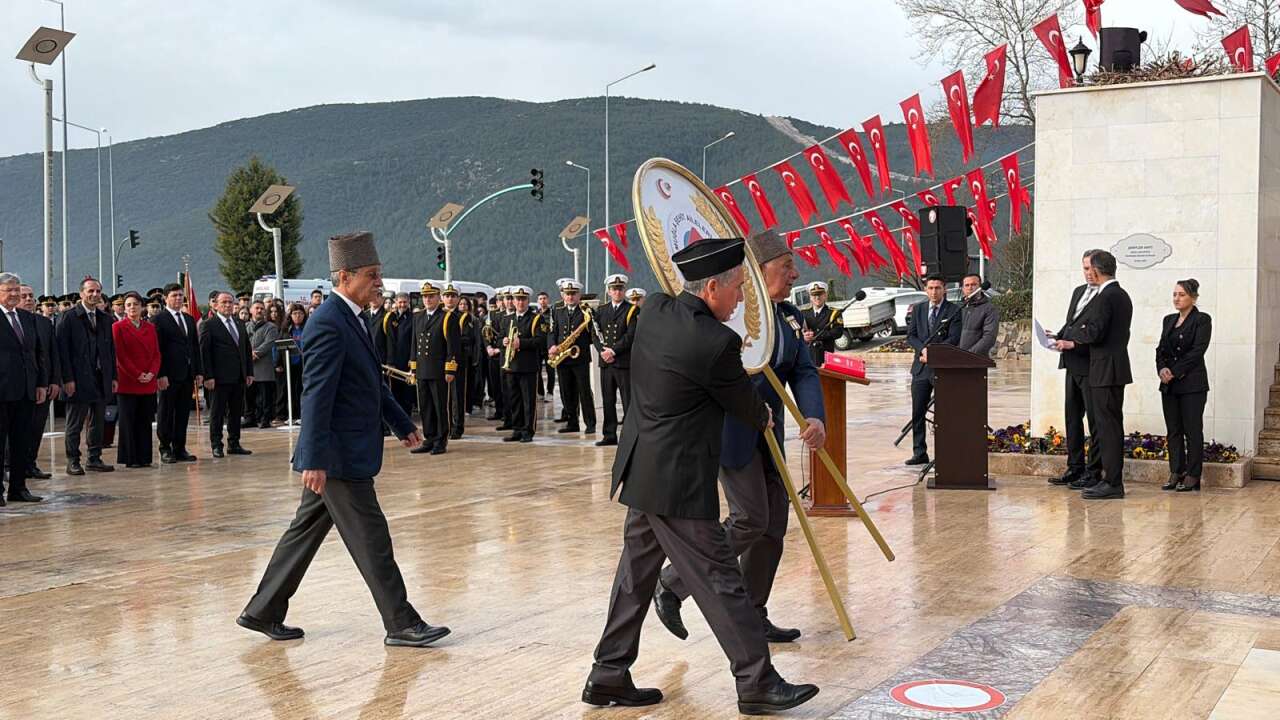 Muğla’da Çanakkale Zaferi’nin 111. Yılında Şehitler Dualarla Anıldı 1